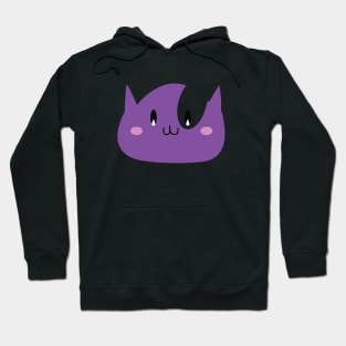 Happy Purple Kitty Hoodie